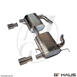 2x102mm Meisterschaft Stainless - HP Touring Exhaust for BMW E92 335i & 335xi Turbo models